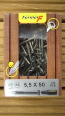 Edelstahl Torx 5,5 x 50mm